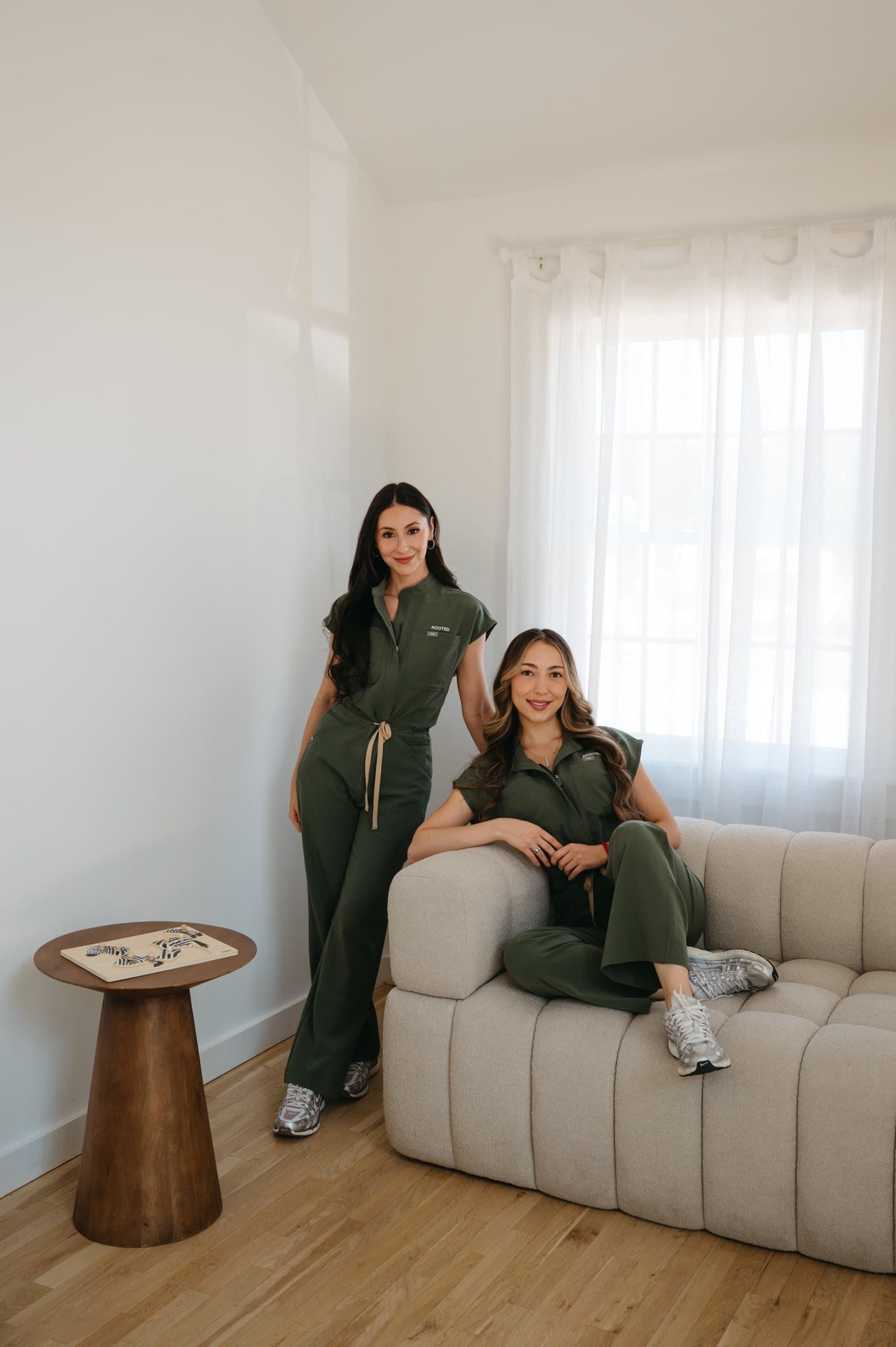 Kat and Kam, the occupational therapists who founded Rooted Kids